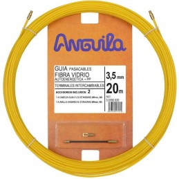 Anguila Pasacables Premium 3,5mm 20m FV+P Amarillo 30350020