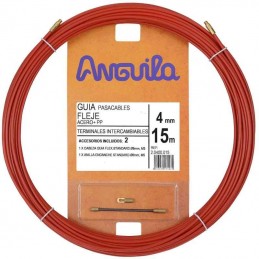 Anguila Pasacables 4mm 15m A+P Rojo 20400015