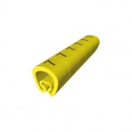 Unex Señalizador amarillo Ø5 PVC Nº1 1811-1