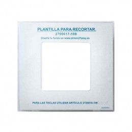 Simon 27 Play - funda 1 elemento transparente 2700617-108