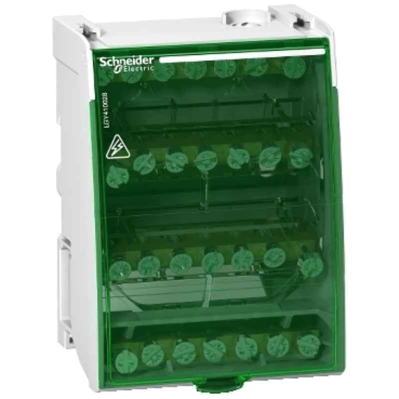 Schneider repartidor modular 4p 100a 28 conexiones LGY410028