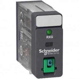 Schneider rele 2co 5a + boton test + led 24vd RXG22BD