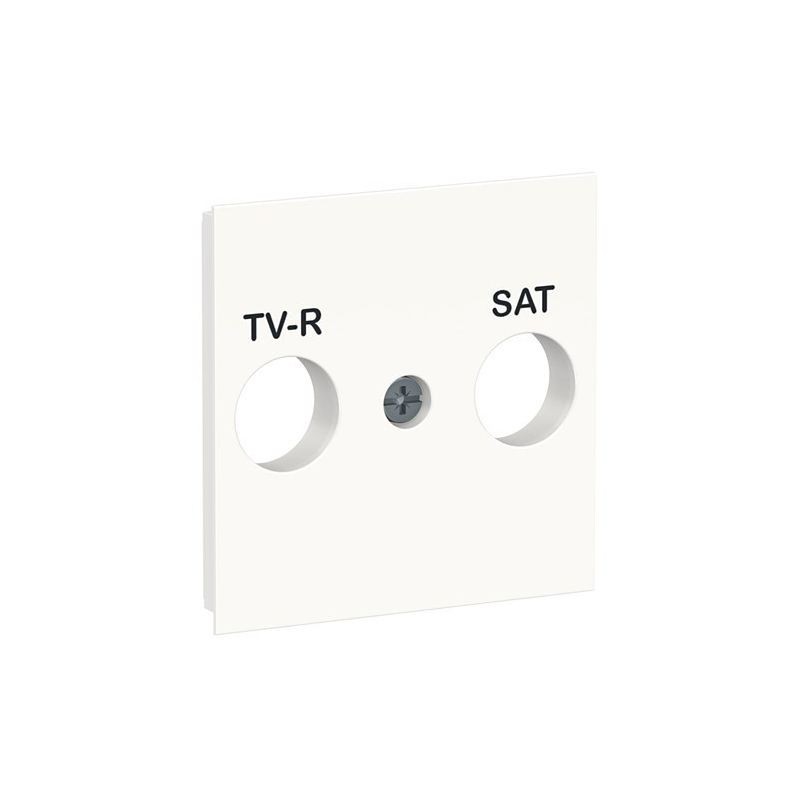 Schneider Carátula R-TV/SAT blanco New Unica NU944118