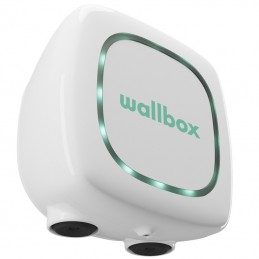 Cargador Wallbox Pulsar Plus 7,4KW blanco conexión tipo 2 cable de 5m