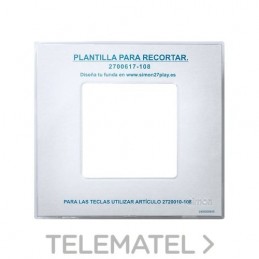 Simon 27 Play - funda 1 elemento transparente 2700617-108