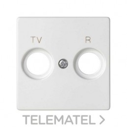 Placa para tomas inductivas R-TV Simon serie 82 Concept Blanco Mate