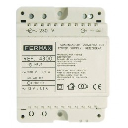 Alimentador Fermax 4800 230VAC/12VAC-1,5A para porteros automáticos