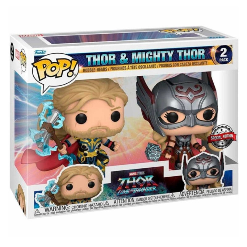 Funko POP Pack de 2 Thor y Mighty Thor Love and Thunder