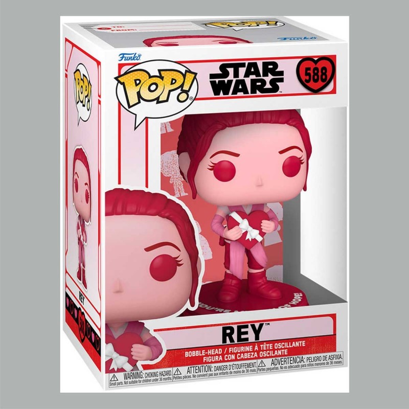 Funko POP Rey San Valentín Star Wars 588