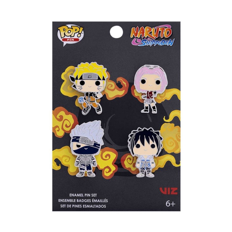 Funko Pins Pack 4 Naruto team 7