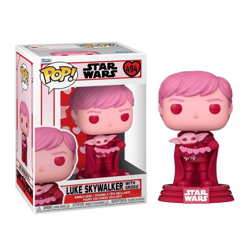 Funko Pop Luke Skywalker con Grogu