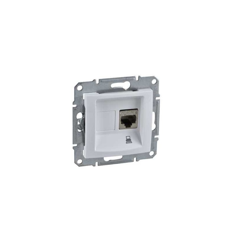 Schneider toma rj45 cat. 6 utp blanco SDN4700121