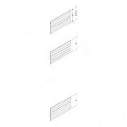 PANEL 36 MÓDULOS DIN, H200, A800