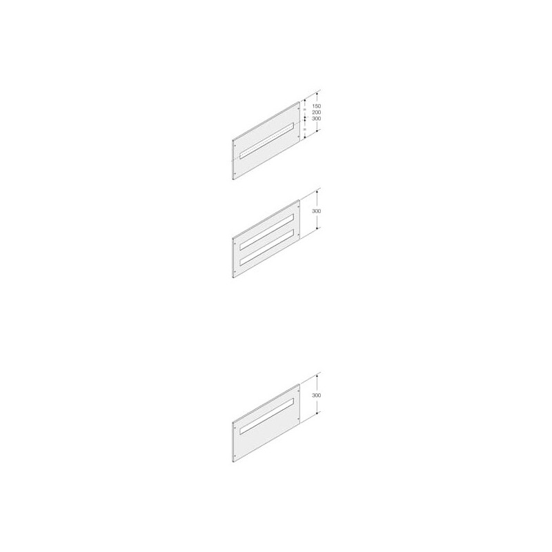 PANEL 36 MÓDULOS DIN, H200, A800