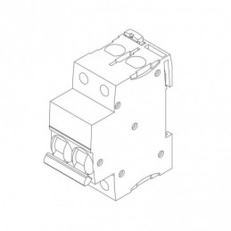 Interruptor magnetotérmico Schneider 1P+N 6A curva C 10kA A9F79606