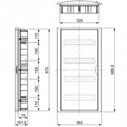 caja de registro electricidad empotrar