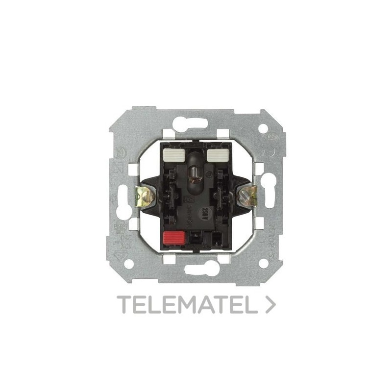 Simon Interruptor unipolar con piloto y embornamiento rápido 10AX 250V 75102-39