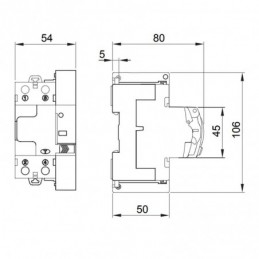 Interruptor diferencial rearmable Gewiss 2P 40A 30mA GWD4827P