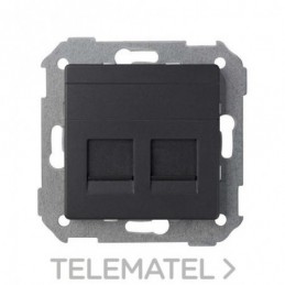 Tapa Simon 82 Concept RJ45 negro mate 8200006-098