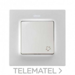 Tecla individual Simon 82 Concept blanco mate 8200017-090