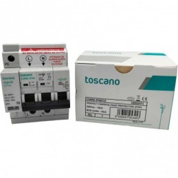 Proteccion sobretensiones COMBI-2P40T15, 2P, 40A, 10002471 Toscano