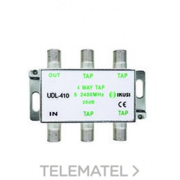 DERIVADOR 4 LINEAS SECUND.10dB UDL-410