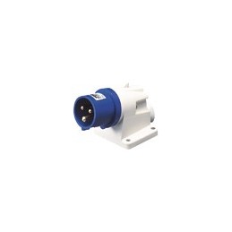 Gewiss clavija fija de pared 90° 2P+T 32A 200-250V IP44 GW60415