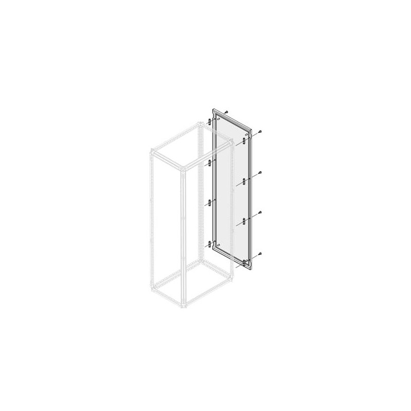 PANEL LATERAL CIEGO IP65, H-2000 MM, P-9