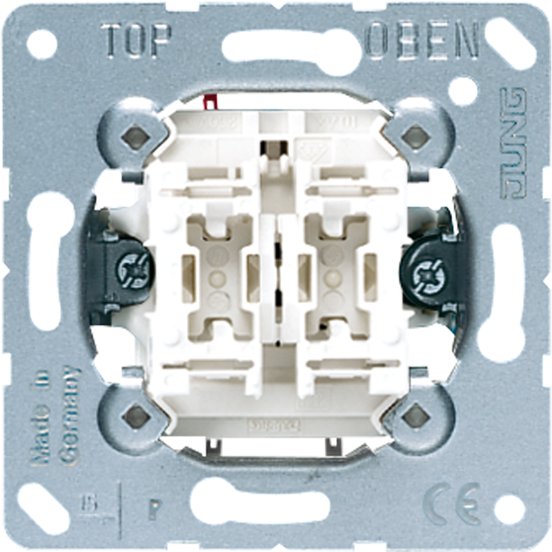 Mec. Doble Interruptor Jung 10AX/250V