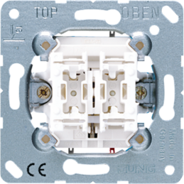 Mecanismos LS990 Pulsador Unipolar P/Persiana 10AX/250V