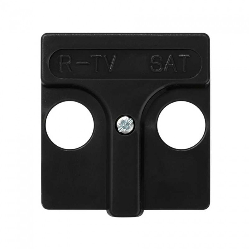 Simon 27 - tapa 45x45 mm para r-tv sat grafito 27097-38