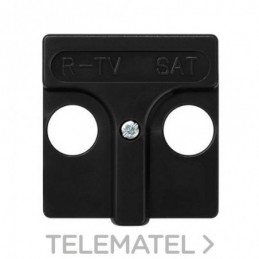 Simon 27 - tapa 45x45 mm para r-tv sat grafito 27097-38