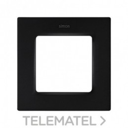 Marco Minimalista de Negro Mate para 1 Elemento Simon 82 Concept