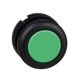 Cabeza pulsador rasante Schneider XACA9413 22 mm verde