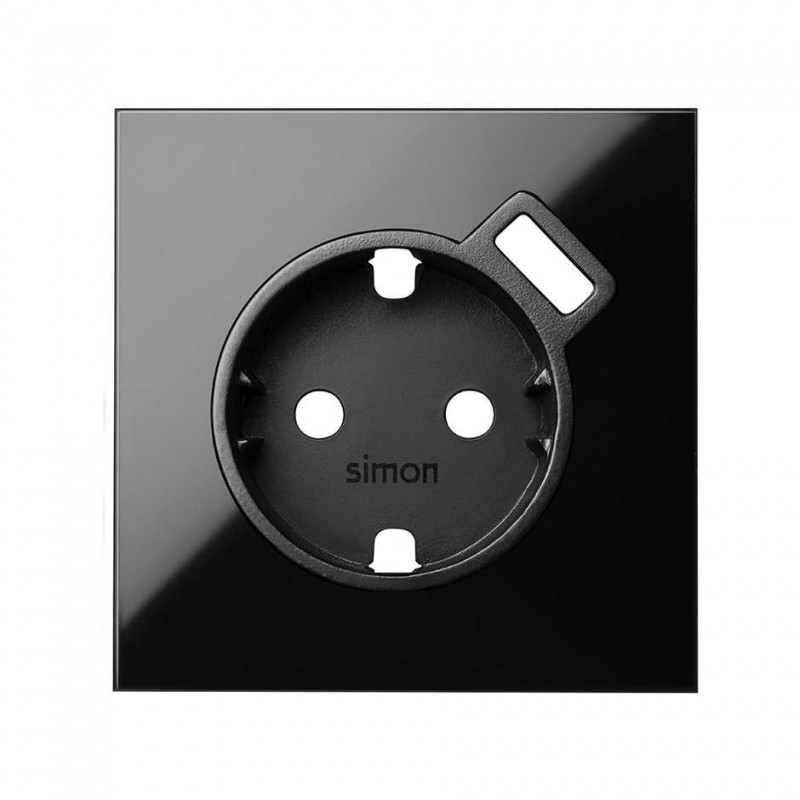 Simon 100 - tapa para base schuko con cargador usb 10000049-138