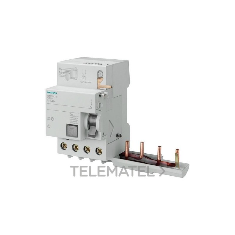 Siemens Disyuntor de Corriente Residual 5SM26450