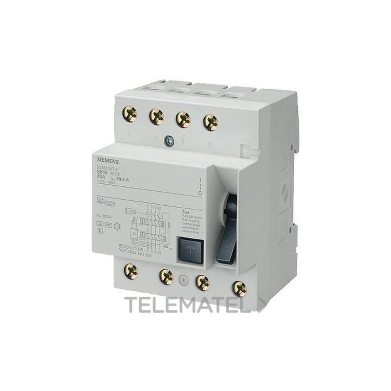 Siemens Interruptor diferencial 2P 25A 300mA 230V 5SV4612-0