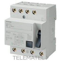 Siemens Diferencial 2P 63A AC 300mA 230V 5SV4614-0