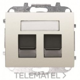 ABB Tapa 2 Conector Niessen Olas 84182