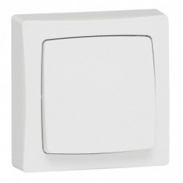 Legrand Pulsador Monobloc 6A Blanco 086006