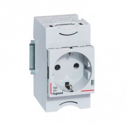 H1: Toma de corriente Legrand 10/16A 250V 2PT con obturador 004285