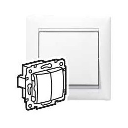 Legrand Doble Interruptor Blanco Valena 774405