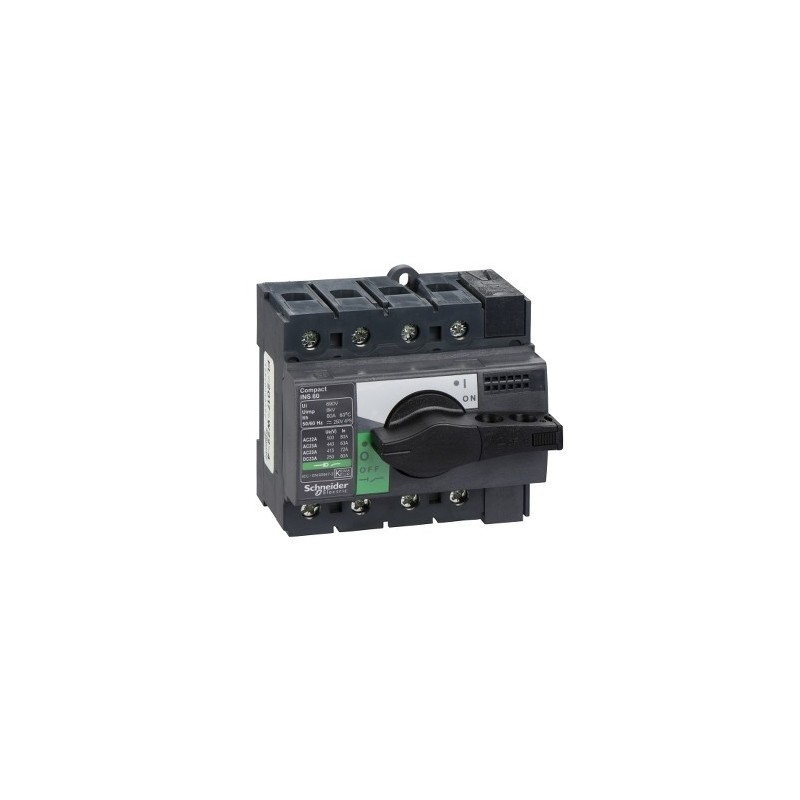 Interruptor seccionador Interpact INS80 4P 28905