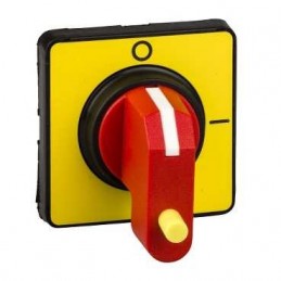 Schneider Electric Mando Giratorio Mango Rojo Frente Amarillo KCE1YZ