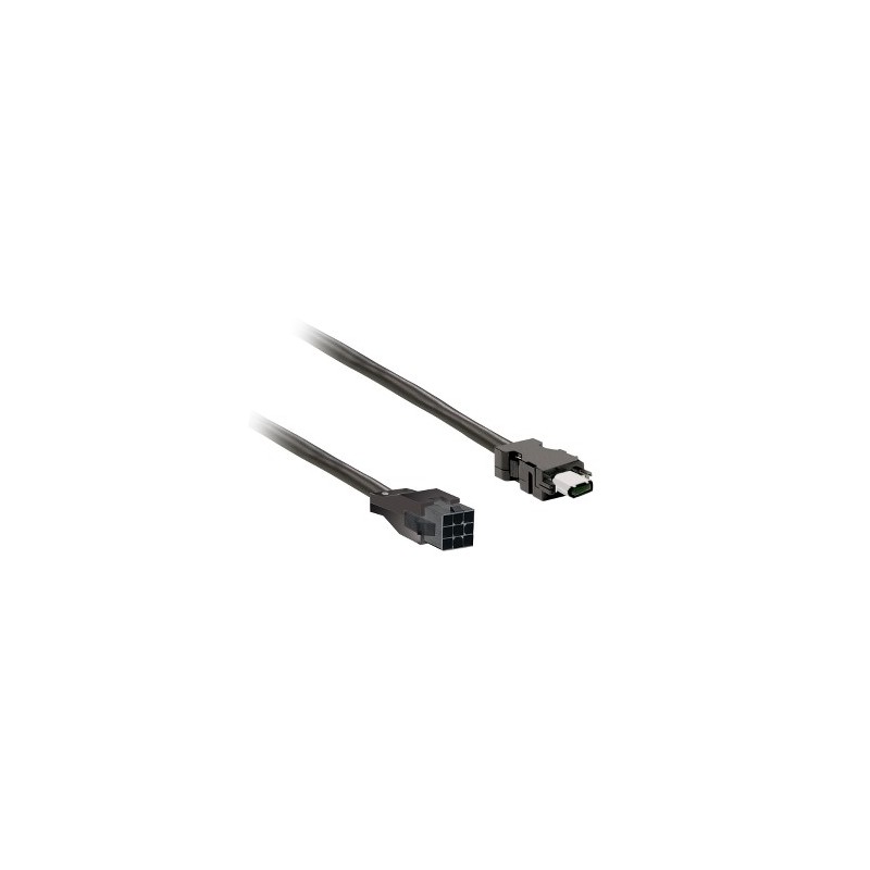 Schneider Cable de alimentación 3m 4x0.82mm² VW3M5D1AR30