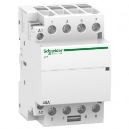 Schneider contactor ict 40a 4na 230/240v ca A9C20844