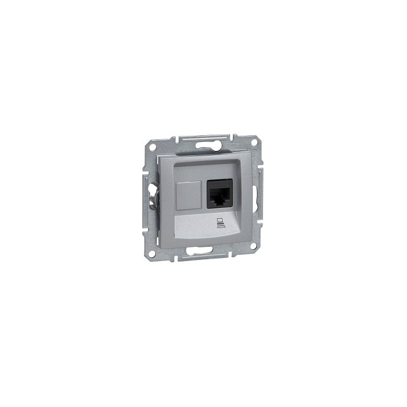 TOMA RJ45 CATEGORIA 6 UTP ALUMINIO