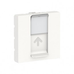 Schneider Caratula RJ45 2 M Keystone Blanco Polar NU946118