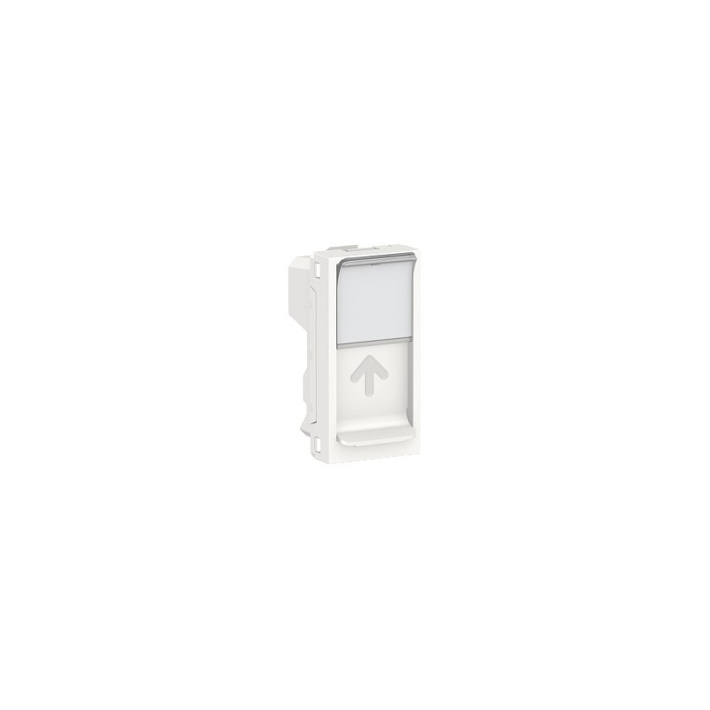 Caratula RJ45 Schneider Electric 1 M Keystone Blanco NU946018