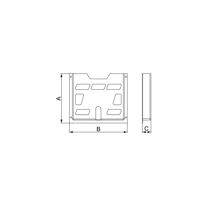 Portaplanos de plástico Schneider A4 234x278x40mm NSYDPA44